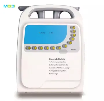 Portable AED External Defibrillator, Defibrillator Monitoring