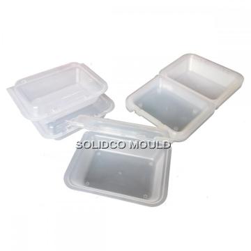 Factory personalizada plástico fast food box recipiente molde