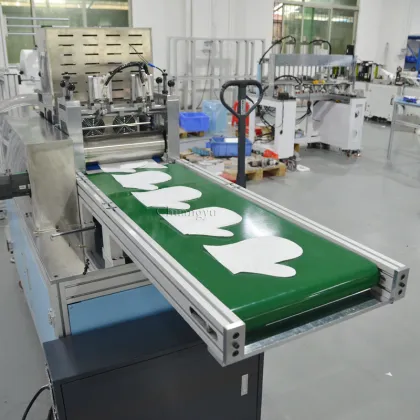 Automatic Organic Cotton Spunlace Body Scrub Glove Manufacturing Machine