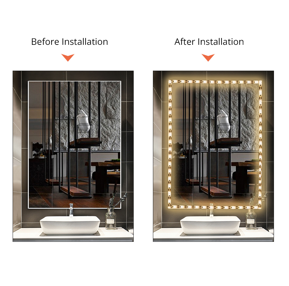 Usb Touch Sensor Dimmable Makeup Vanity Mirror Lights Makeup Led Strip