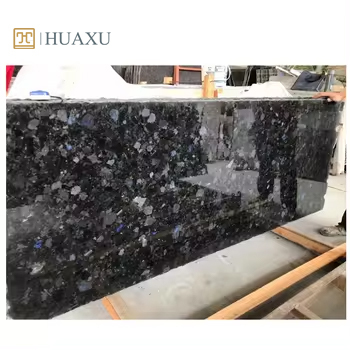 Volga Blue Extra Dark Granite: Ideal for Countertops, Walls, Floors, Stairs, and Window Sills