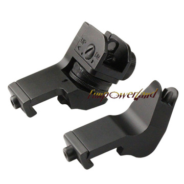 Funpowerland Offest 45 Degree Back Up Iron Sights A2 Style for Rapid Transition