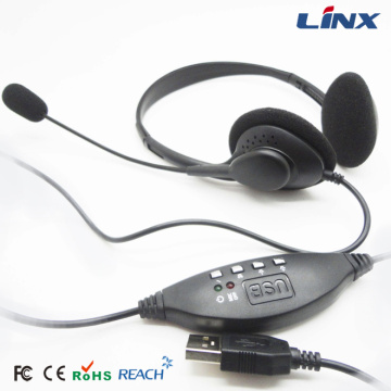 OEM Gaming USB Headset with Microphones for Skype