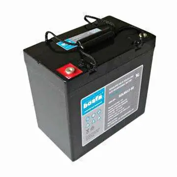 12V/50Ah solar storage battery, railroad utility