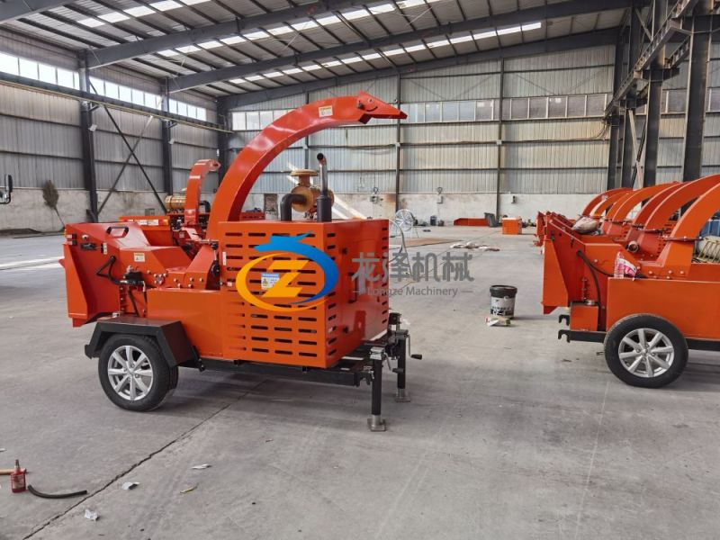 CE diesel wood chipper shredder