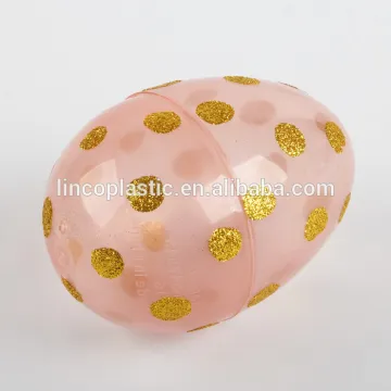 3 Pcs Colorful Plastic Easter Egg decoration