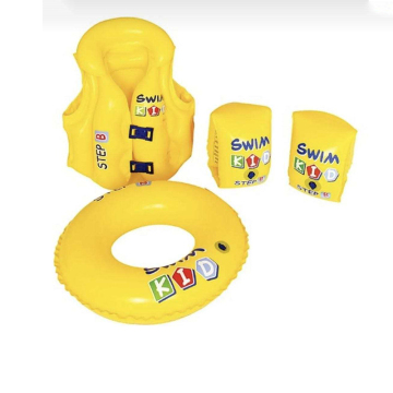 Fashion Hot Sale PVC Inflatable Swim Vest Set for Kids