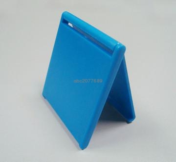 Small plastic square makeup mirror foldable with cheap price