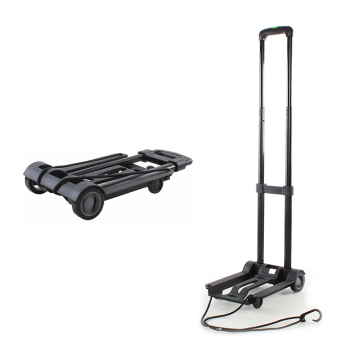 2022-2023 Large Volume Portable Shopping Trolley with 4 Wheels and Foldable Design