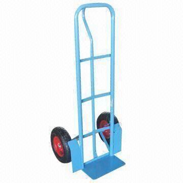 Hand Trolley with Tubular Steel Frame and Pneumatic Tire