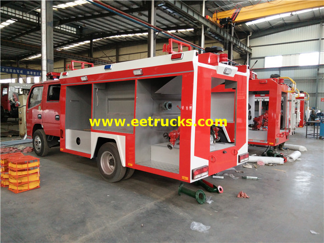 Euro4 Dongfeng 5000L Fire Fighting Trucks