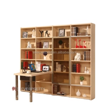 White Wood Cube Children Book Shelf with Bookcase and Study Table