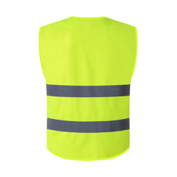 Green Reflective Safety Vest for High Visibility Motorcycle Jackets