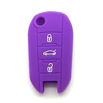 Peugeot Remote 3 buttons car key silicone cover