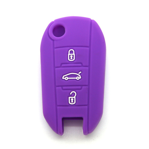 Peugeot Remote 3 buttons car key silicone cover