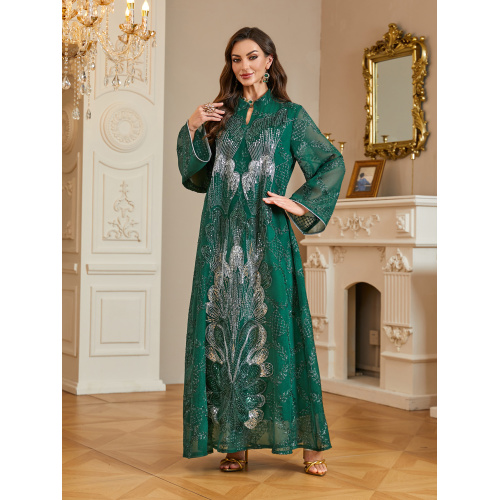 Sequin Raaxada Fiidkii Abaya