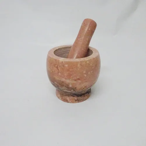 Natural Stone 10x10cm Morble Mortar and Pestle