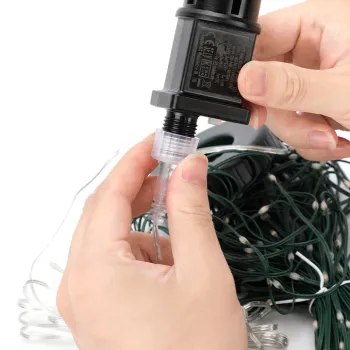 2M 210 LED Christmas Tree Lights - 8 Modes Xmas String Lights Transformer