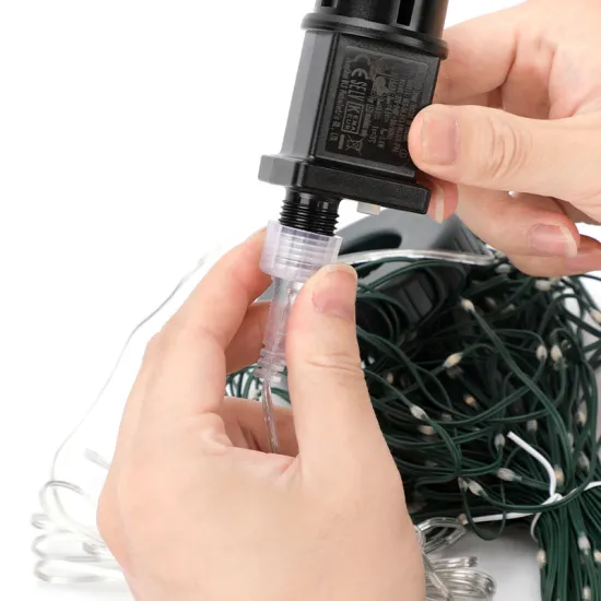 2M 210 LED Christmas Tree Lights - 8 Modes Xmas String Lights Transformer