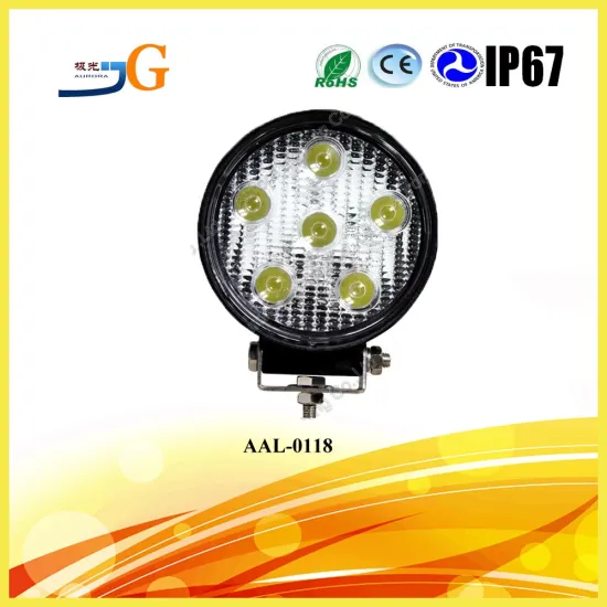 Offroad Led Driving Light 18W Round Led Work Light For Atv Motorcycle Car Accessories
