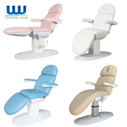 Union Win Beauty Salon Esthetician Furniture - Facial Bed, Electric Cosmetic Eyelash Bed, Luxury Spa Massage Table