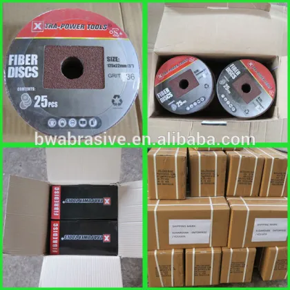 Aluminum Abrasive Klingspor Fiber Disc For Stainless Steel made in China