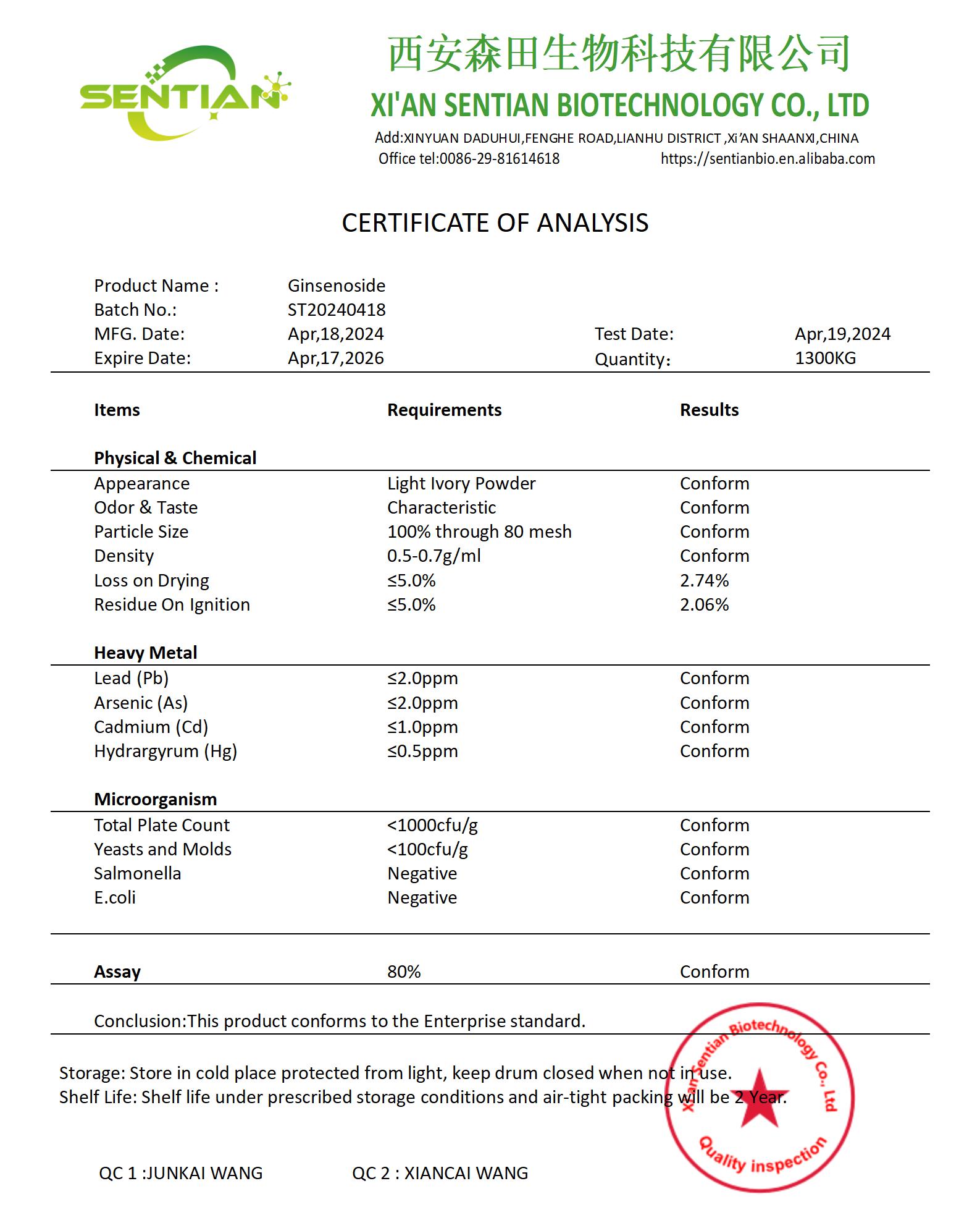 Ginsenoside 80%-COA_01