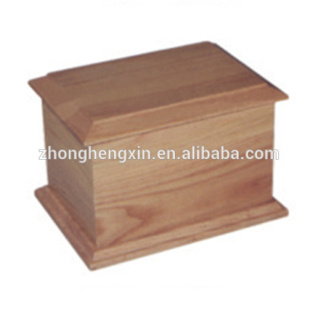 Oak wood cremation casket funeral supplies