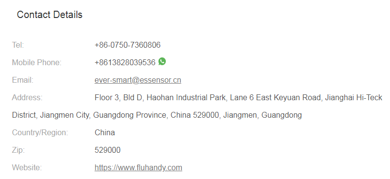 Contact Fluhandy