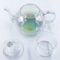 PVD Coating Color Glass Teapot Sizes available: 600ml, 800ml, 1L, 1.2L, 1.4L