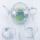 Tamanhos de bule de vidro colorido de revestimento em PVD disponíveis: 600ml, 800ml, 1L, 1.2L, 1.4L,