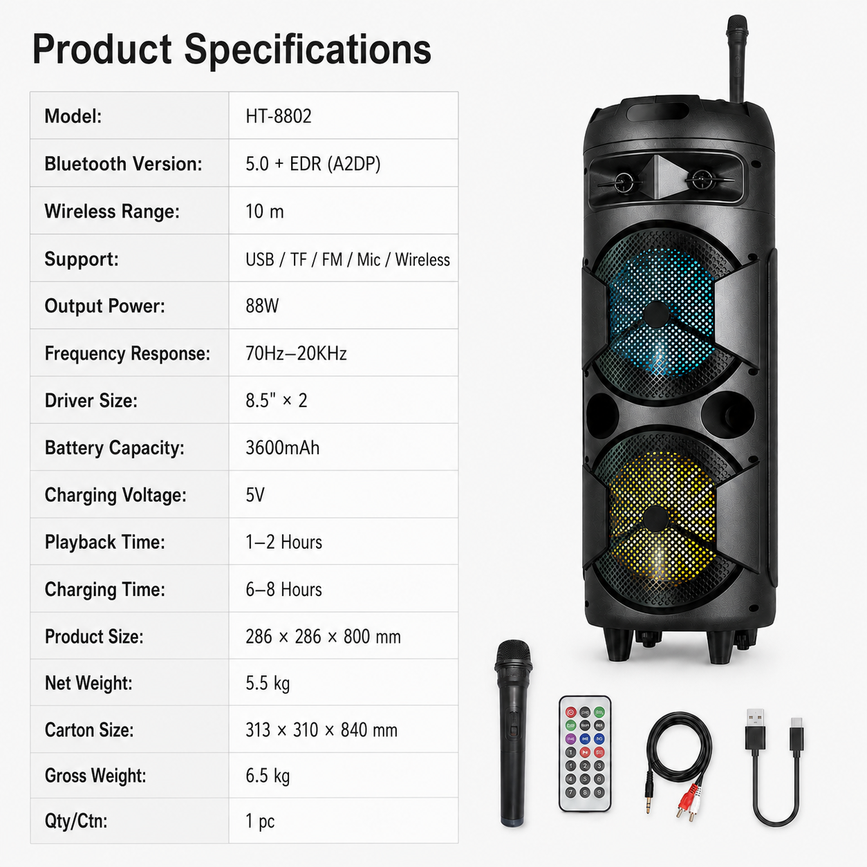 Portable Party Speaker