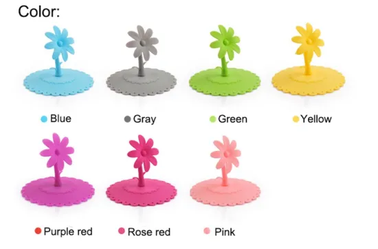 Anti-dust Silicone Reusable Cup Lid