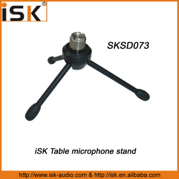 portable metal mini-tripod microphone stand desk stand