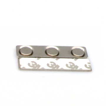 Super Strong Magnetic Name Badge Holder with Printed Name Badge and Magnetic Back
