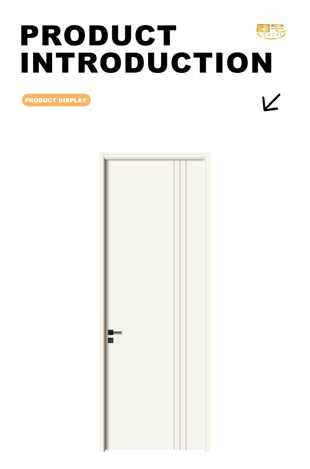 TC General Ivory White Flat Door X