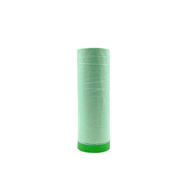 Green Pre-Taped Making Film Automotive Protective Sheeting