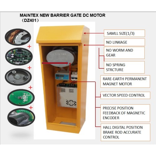 Car park barrier/electronic boom barrier motors