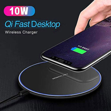 Caricabatterie wireless 10w Circle Charger