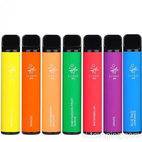 Bộ sản xuất công suất lớn 1500 puffs 4,8ml Vape dùng một lần