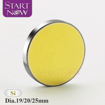 Startnow 3pcs/lotto d19 20mm 25 materiale silicio lente riflettente per incisione di taglio laser CO2