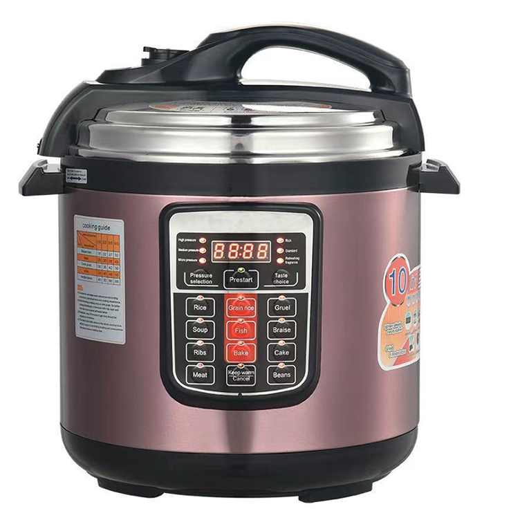 Non Stick Electric Big Pressure Cooker 10 quart