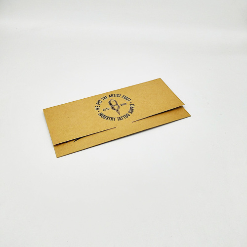 Återvunnet Brun Kraft Paper Gift Envelope Anpassad mapp