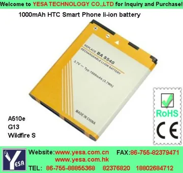 Smart Mobile Phone Battery apply to A540e