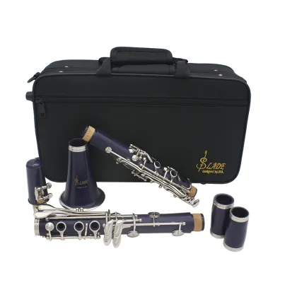 SLADE 17 Key Clarinet Falling Tune B Soprano Nickel Plating Musical Instruments Professional Woodwind Instruments