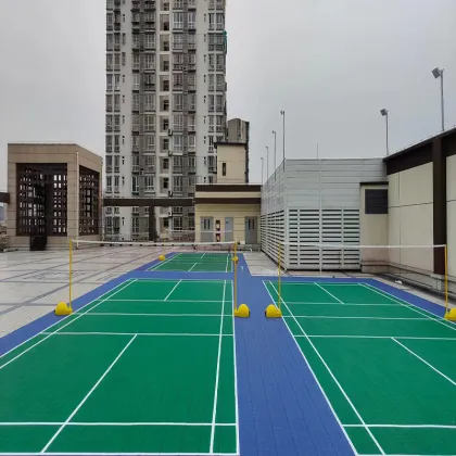 Professional Outdoor Badminton Flooring