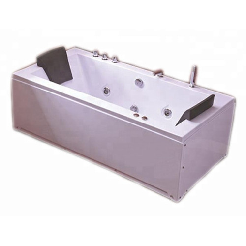 Double Sided Rectangular Massage Spa Bathtub