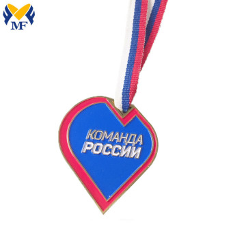 Metal medal making custom sport Soft enamel medals