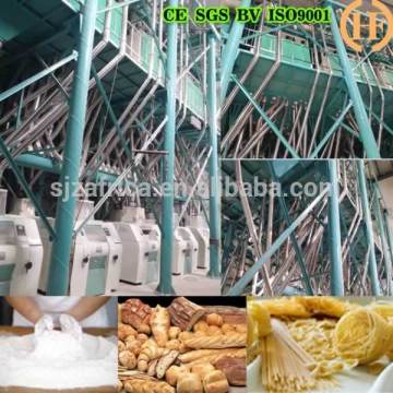 Egypt 200T per 24h wheat flour milling machine