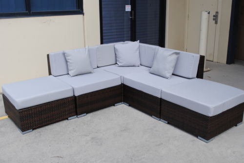 Alu. Rattan Sofa Set Rattan Furniture Fh-9001